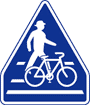 横断歩道・自転車横断帯 | 指示標識