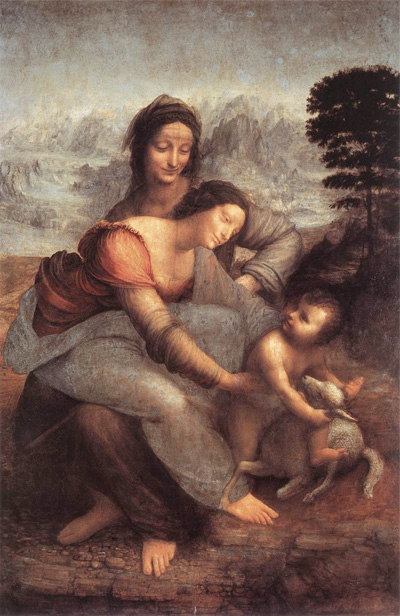 我々の周りにある偉大なことの中でも、無の存在が最も素晴らしい。 | 『聖アンナと聖母子』 - レオナルド・ダ・ヴィンチ作