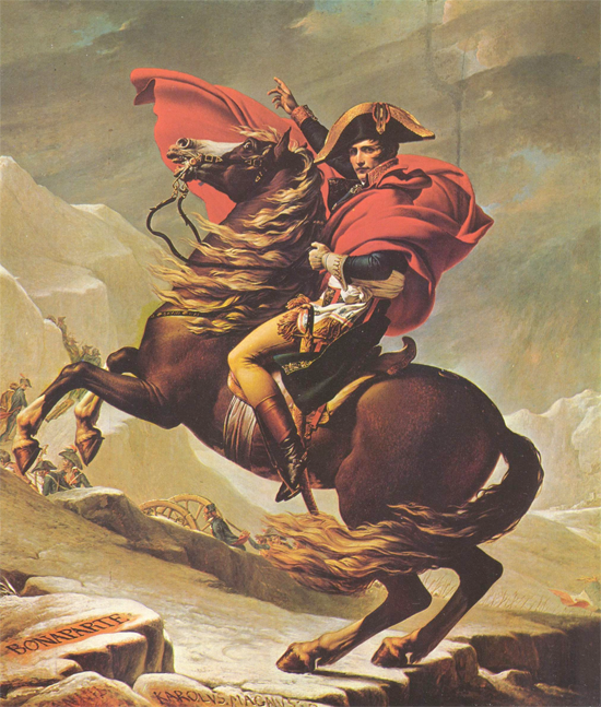 アルプスを越えるナポレオン（Napoleon überquert die Alpen）
